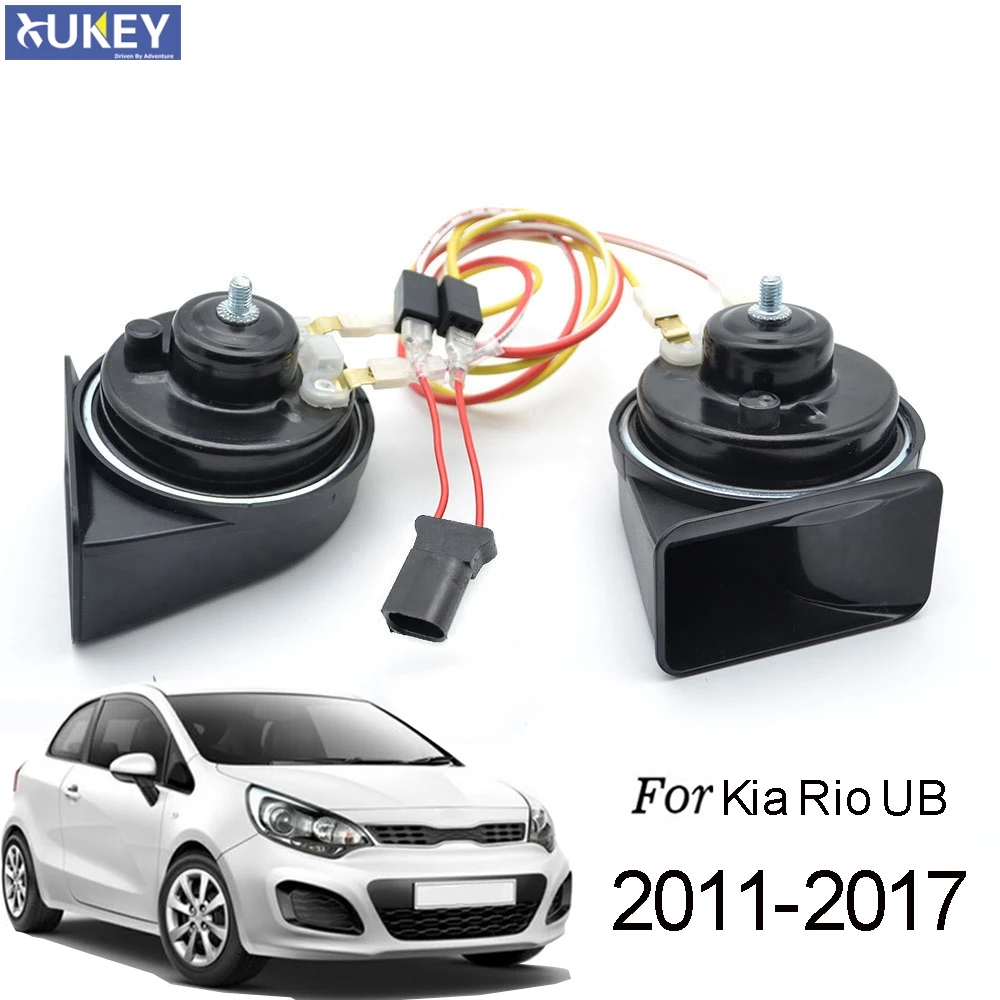 For Kia Rio UB YB 2011 2012 2013 2014 2015 2016 2017 2018 2019 2020 Snail Horn 12V 125db 410/510Hz Dual Tone Loud Car Horns