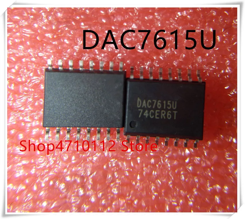 

NEW 5PCS/LOT DAC7615UB DAC7615U DAC7615 IC QUAD 12-BIT G.P.D/A 16-SOIC