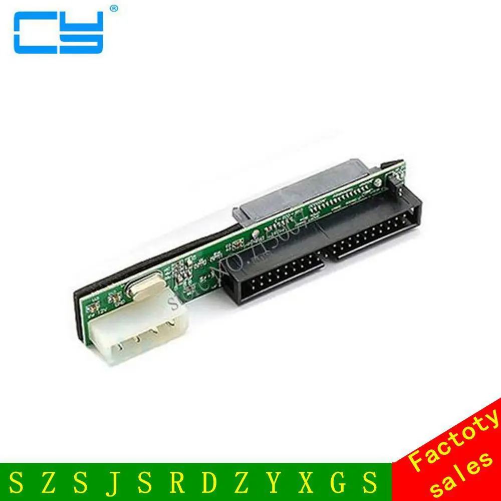 จัดส่งฟรี7 + 15Pin SATA SSD HDD ไปยัง IDE 3.5นิ้ว40ขาชายอะแดปเตอร์แปลง