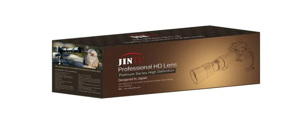 JINTU 420-1600mm 800mm f/8.3 望遠レンズ望遠鏡カメラレンズニコン