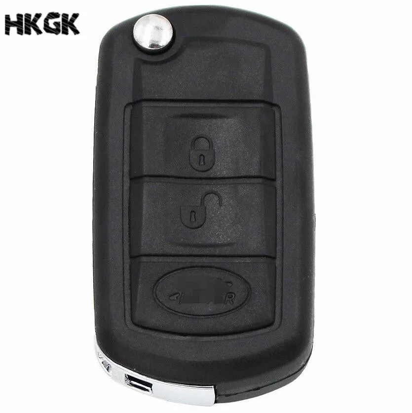 

5pcs/Replacement Shell Folding 3 Buttons Remote Flip Car Key Case Styling Shell for LAND ROVER Range Rover Sport LR3 Discovery