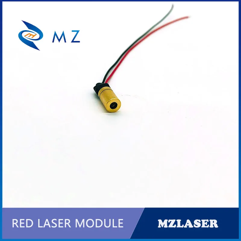 6mm 635nm 10mw 레이저 모듈, 도트 레드 레이저 모듈 경제적인 레드 레이저