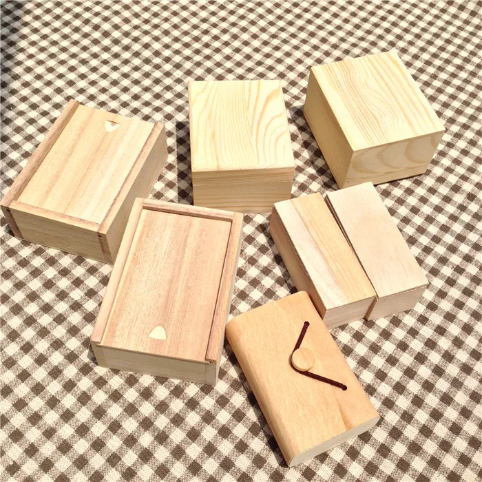 Wooden Box Customization Zakka Wooden Storage Box For Gift In Festival Make Your Style Box Can Customize Any Size With Logo