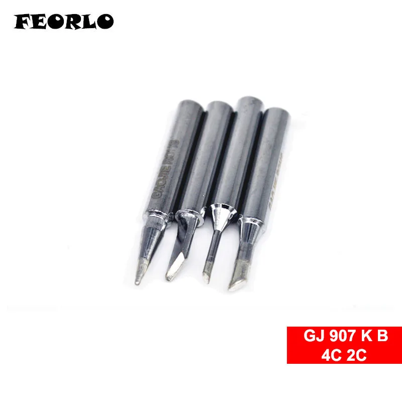 FEORLO GJ-K Lead-free solder tip Universal MT-3927 MT-3917 905E 907 MT-3918 Tips welding stings electric soldering iron