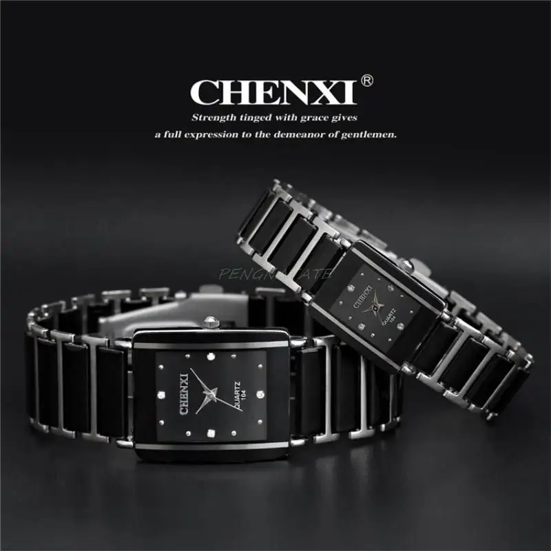 Top Luxury Brand Chenxi Watch Fashion Rectangle Watches Mens Watches Womens Watches Lovers Watches Quartz horloge mannen