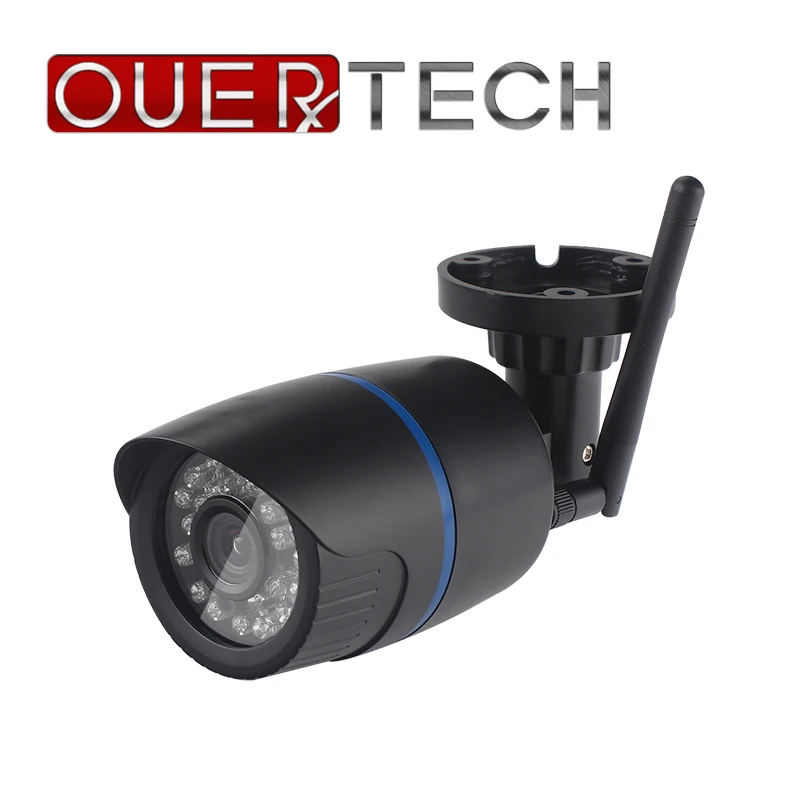 

OUERTECH Wifi IP Camera 1080P WIFI Wired ONVIF P2P CCTV Bullet Outdoor Camera With SD Card Slot Max 128G APP ICSEE