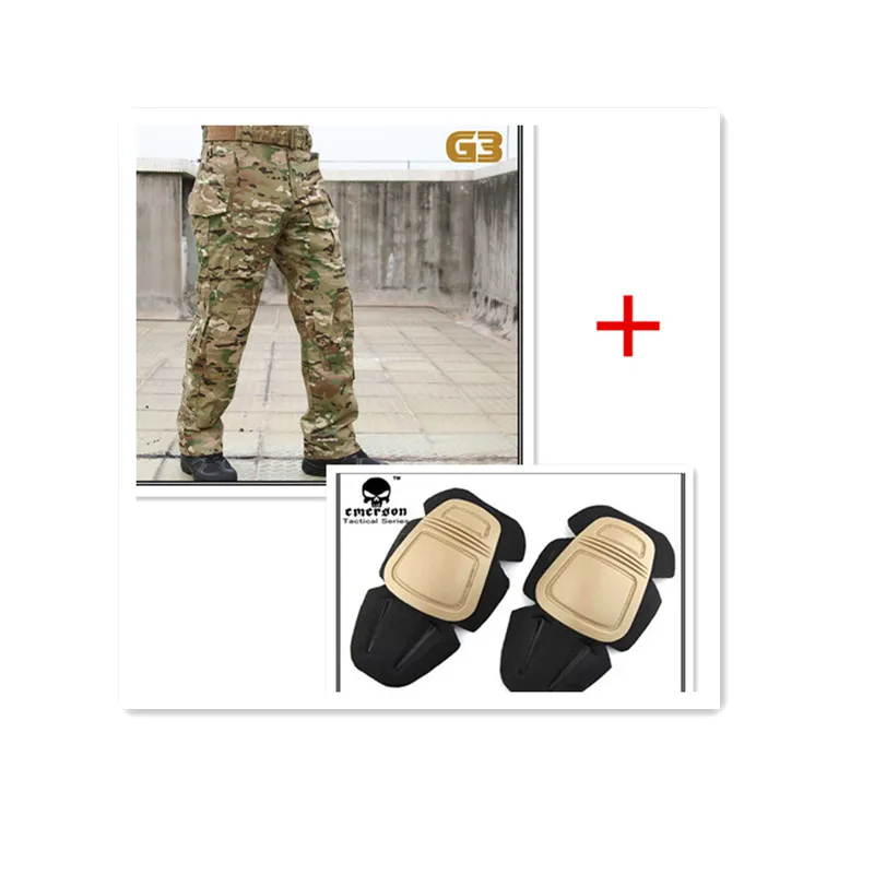 

Emerson Tactical Combat Pants G3 uniform BDU knee Pads Multicam EM8527