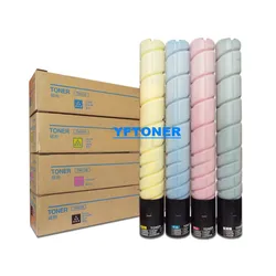 YFTONER Toner Cartridge for Konica Minolta Bizhub C554 C554e C454 C454e TN512 A33K132(TN512K) A33K232(TN512Y),A33K332 Copier