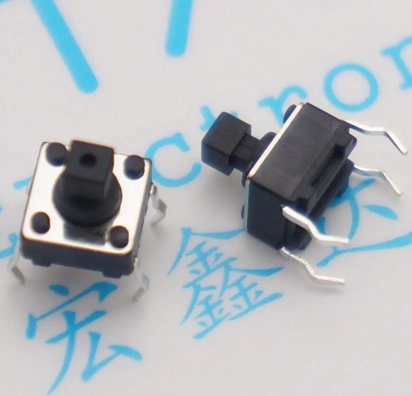 

300pcs Micro Switch 6*6*7.3MM copper pin touch switch button switch feet 6*6*7.3 square head TS-D005