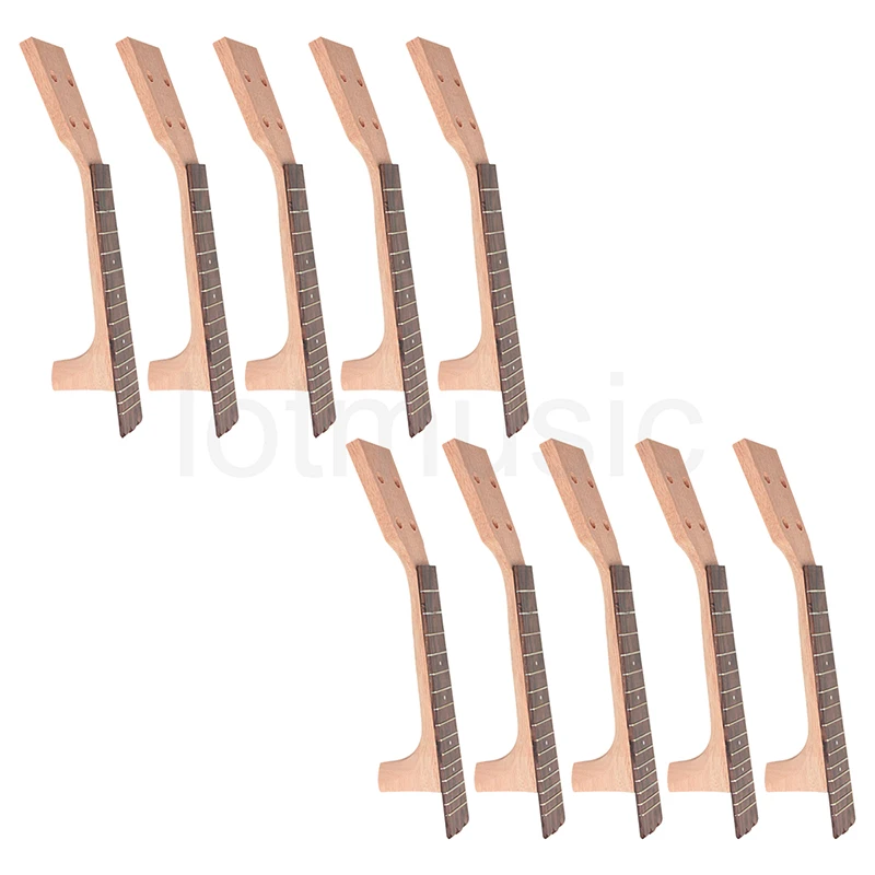 

Soprano Ukulele Neck Fretboard Fingerboard Rosewood for 21 Inch Uke Ukelele Set of 10