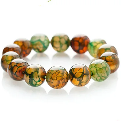 Women Bracelet Natural Stones Buddha Bracelet Peacock Dragon Onyx Beads Stone 6/8/10/12mm Beads Bangle