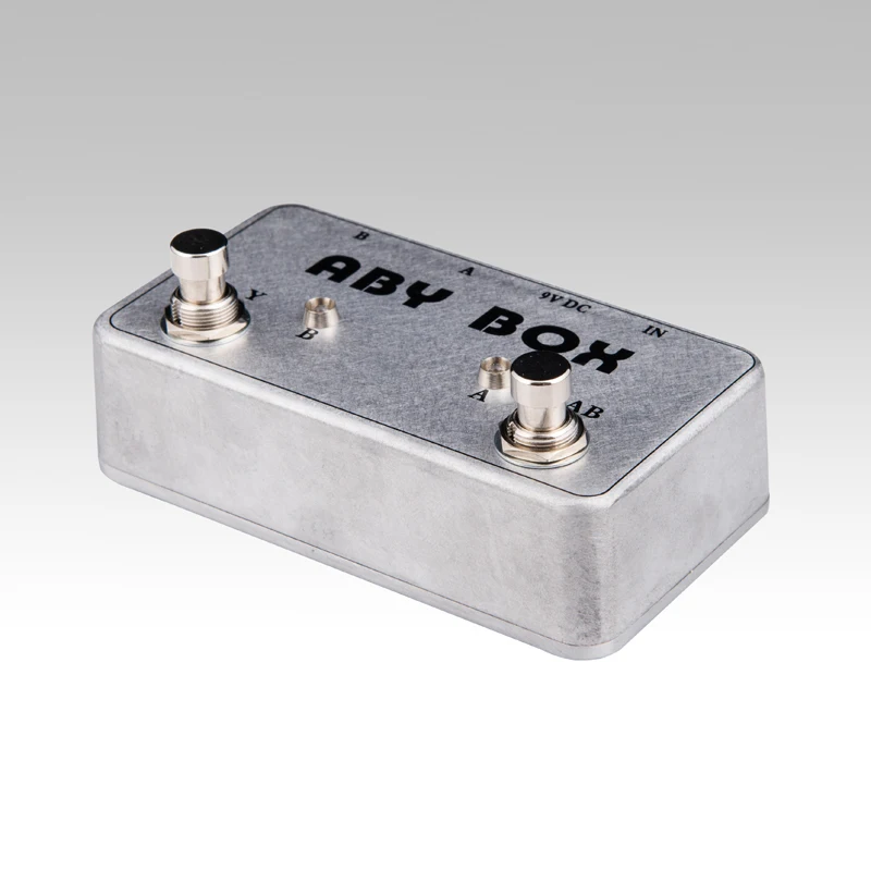 Imagem -05 - Hand Made Aby Selector Combine Pedal Guitarra Switch Box True Bypass Amp Atualizado ab y