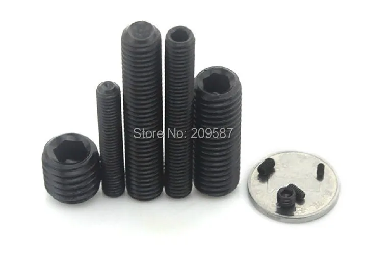 

Lot100 M5x20mm Head Hex Socket Set Grub Screws Metric Threaded Cup Point