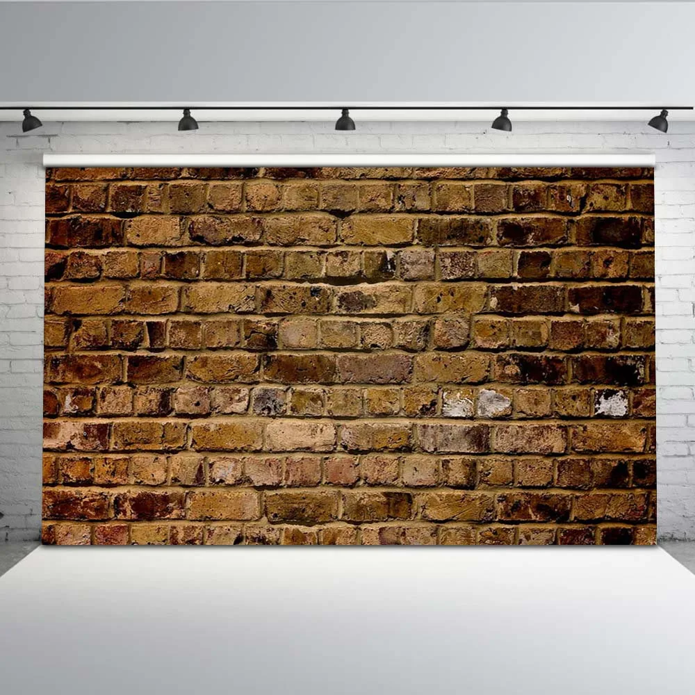 

Retro Brick Wall Backdrop for Photography Drown Wallpaper Background for Photo Studio Props Y-492