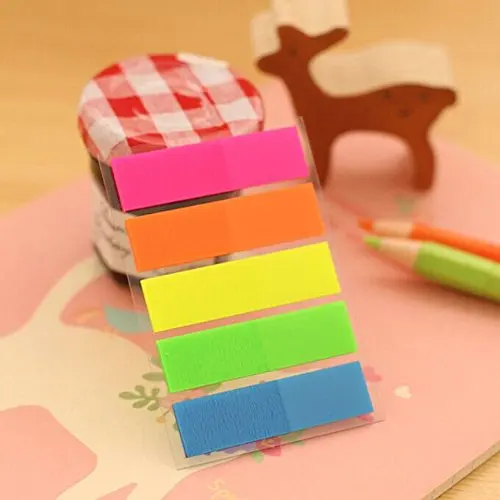 2 шт./упаковка, флуоресцентные маркеры-индексы