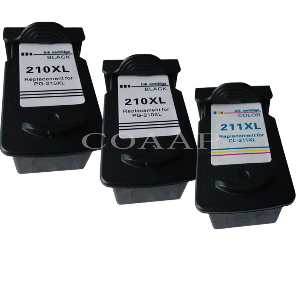 PG 210 CL 211 Refilled ink cartridge for CANON PG210 CL211 XL for Pixma MX320 MX330 MX340 MX350 MX410 MX420 Printer