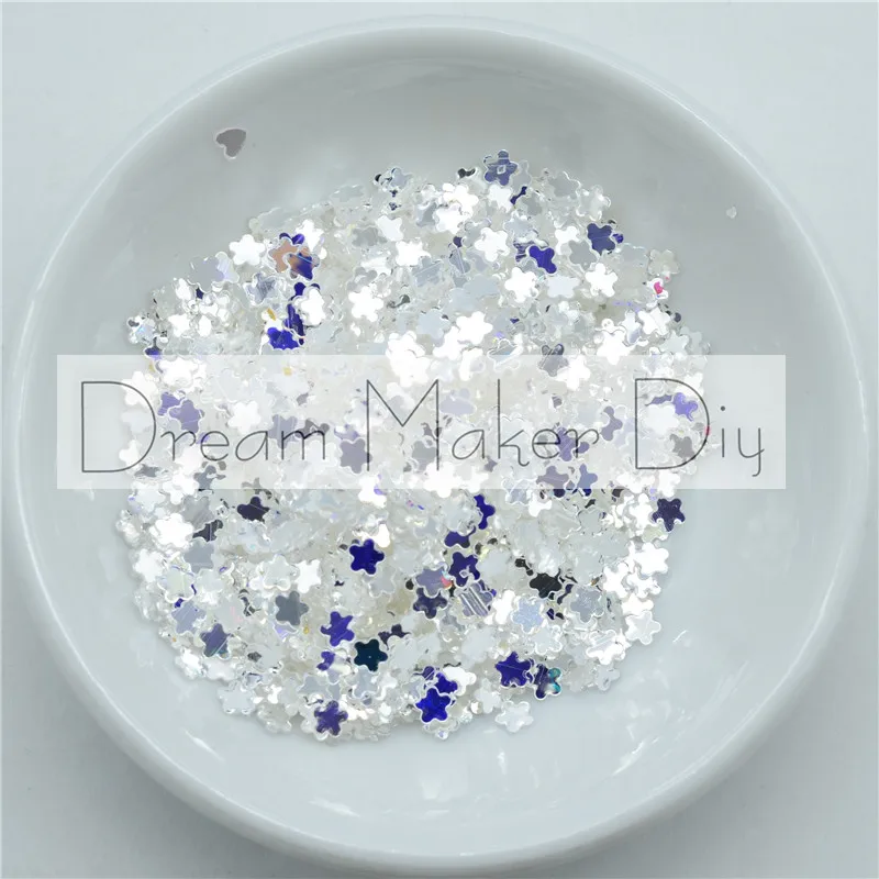 25g/lot Size 3mm Plum Flower PVC Loose Sequins Paillettes for Nails Art manicure,wedding decoration confetti,Make up Accessories