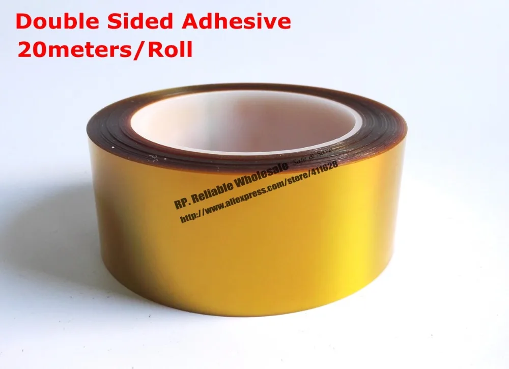 

40mm*20M 0.1mm Thick, High Temperature Resist, Double Face Adhesive Tape, Polyimide Film for Motor Insulation