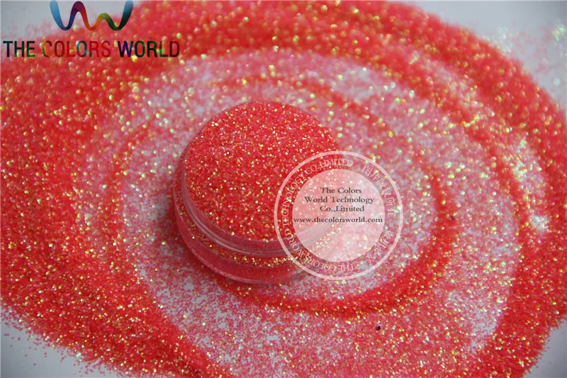 No.52  0.4mm size Shinning Neon Rainbown Peach Color  Glitter Powder  free shipping