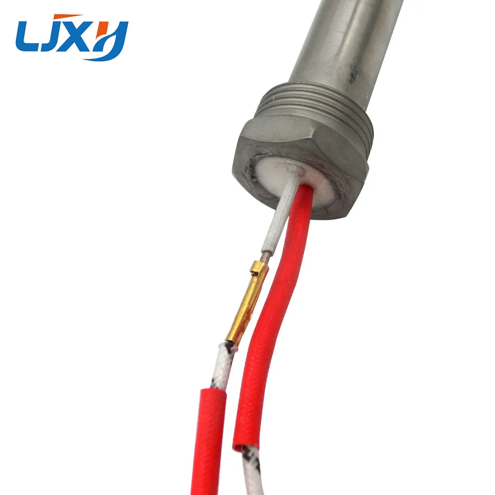 LJXH DN8/12.8mm Thread Single End Mould Heating Cartridge Heater 8x100/150/200mm Tube Size 201 Stainless Steel AC110V/220V/380V