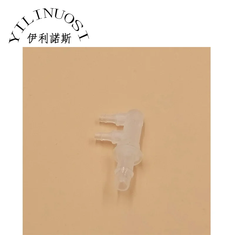 

10pcs Plastic Ink Tube Connectors Plastic Fitting F Shape for Allwin / Galaxy / Xuli / Roland / Mutoh / Flora Printers