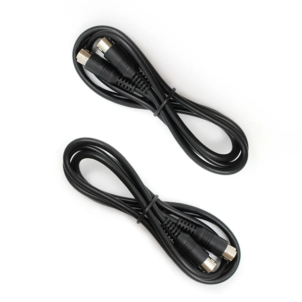 كابل توصيل تلفزيون من الذكور إلى الذكور ، 1 متر ، 4 دبوس ، جهاز عرض ، جهاز فيديو مرئي ، دي في دي ، مطلي بالذهب ، جديد