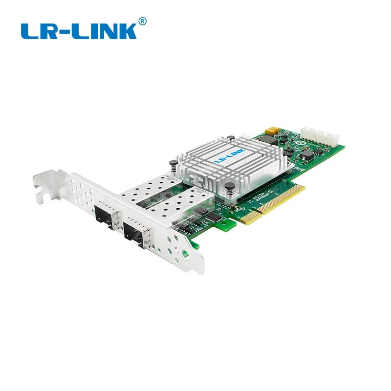 

LR-LINK 1002PF-2SFP + 10 ГБ оптоволоконный сетевой адаптер Ethernet Сетевая карта PCI Express LAN-карта Nic Domestic Chip