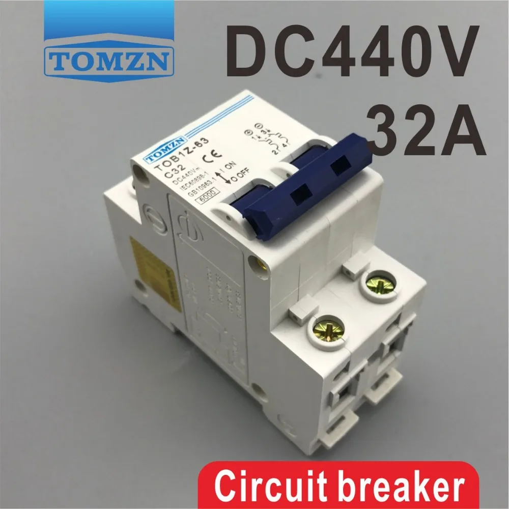 2P 32A DC 440V Circuit breaker MCB