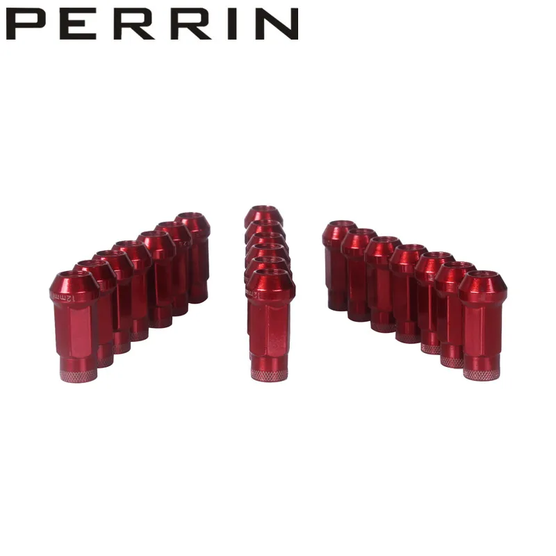 Auto Steel Acorn Rim Extended Open End Wheel Racing Lug Nuts With One Key M12X1.5 20pc