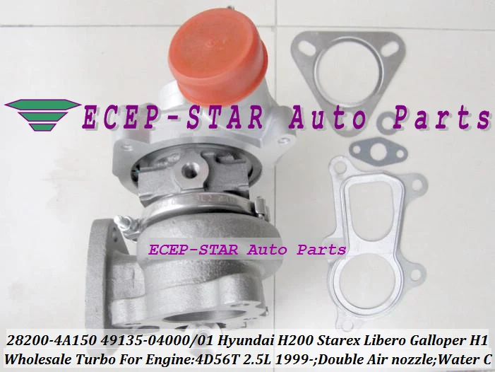 Free Ship TF035 28200-4A150 28200 4A150 49135-04000 49135-04001 Turbo For HYUNDAI H200 Starex Libero Galloper II H1 4D56T 2.5L