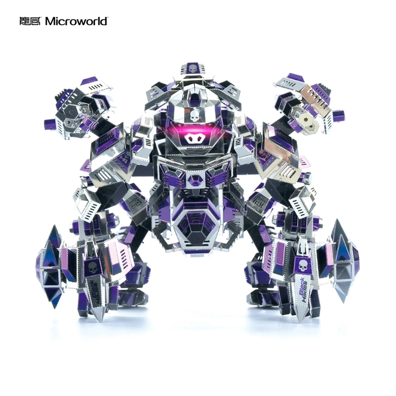 2019 Microworld The Dark Stones model DIY laser cutting Jigsaw puzzle Animal Robot model 3D metal Puzzle Toys for adult Gift