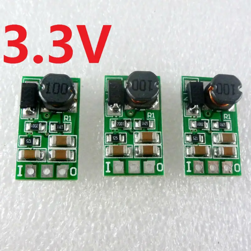 3 Pcs DC 5-24V To 3.3V Step-Down Buck DC-DC Converte Power Supply For Wifi Module