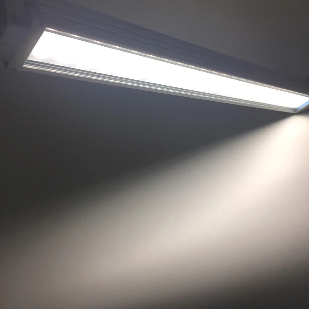 LED Work Light Bar 24V Waterproof IP66 Easy Rotation Full Aluminum Body Toughened Glass Industrial Lamp