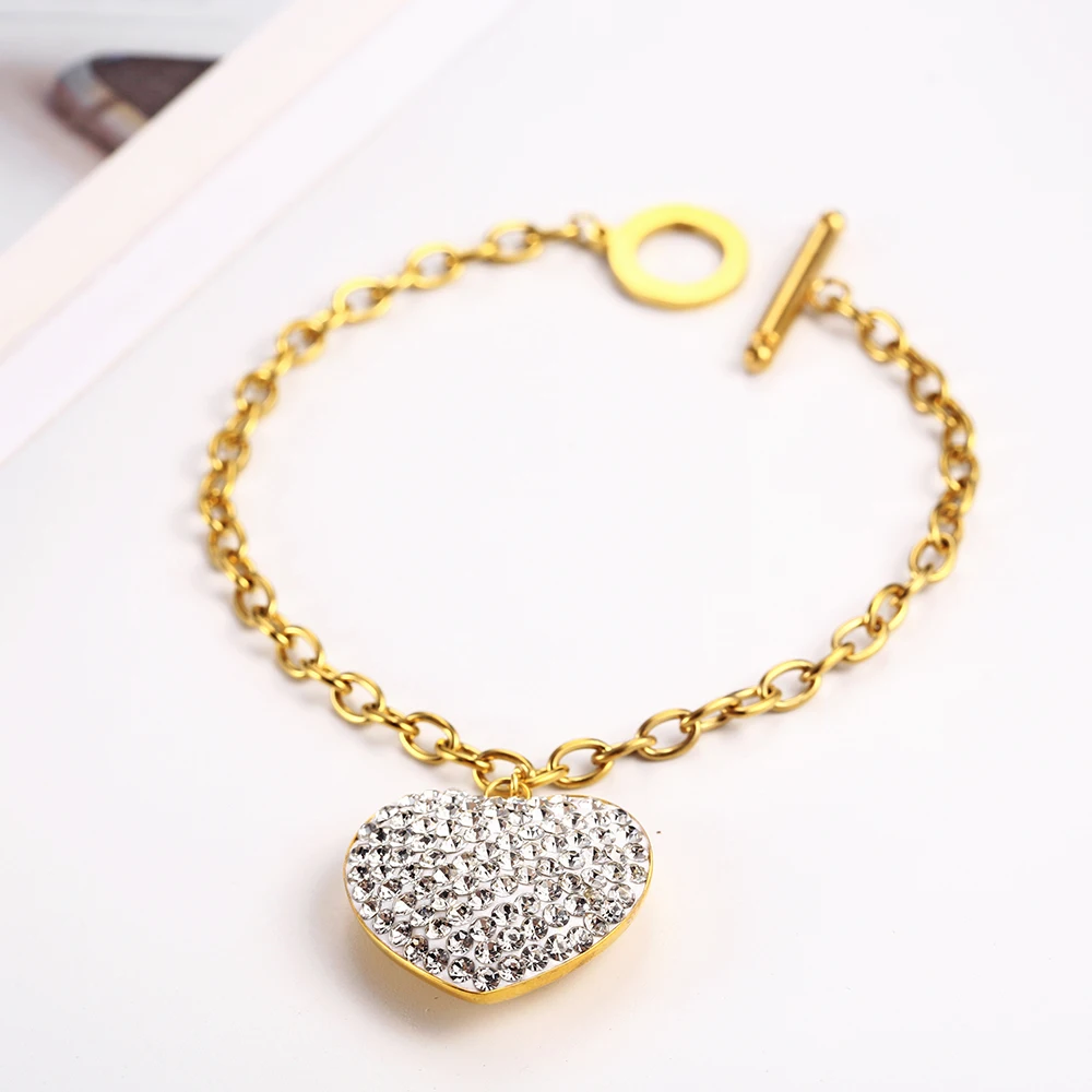 OUFEI Stainless steel Jewelry Woman Set Heart Necklace Earrings Jewelry Set Bohemian Fashion Jewelry Accessories Gifts For Women
