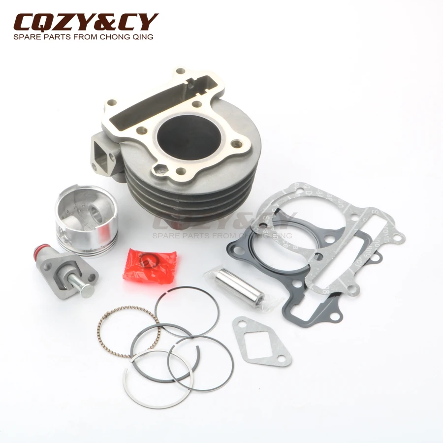 Scooter 47mm Big Bore Cylinder Kit & chain tensioner for Kymco Agility 50 Basic 50 DJ S Filly Super 8 Vitality 50cc 80cc 4T