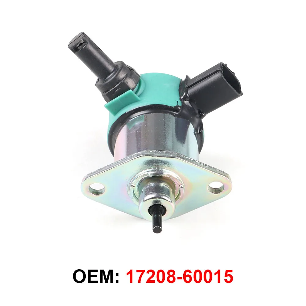 17208-60010 17208-60015 12V Stop Solenoid 17208-60016 For Kubota D1005 D1105, D905 Fuel shutdown Shut Off solenoid