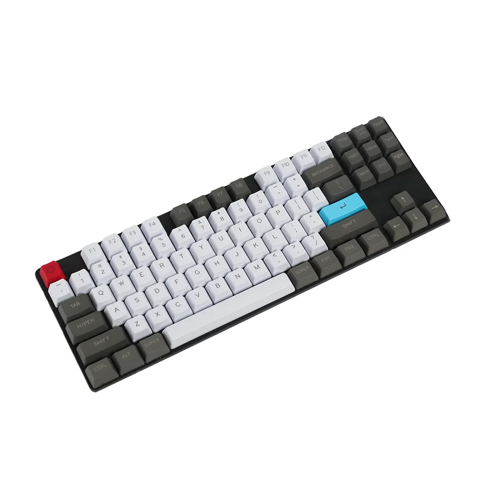 YMDK 60 87 104 Custom Keycaps ANSI OEM Profile Thick PBT Keycap For Cherry MX Switches Mechanical Gaming Keyboard (Only Keycap)