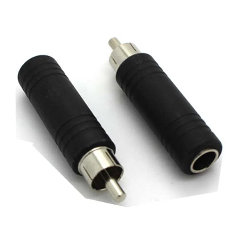 ฟรี shippingRCA Phono ปลั๊ก 6.5 มม. 1/4 "Rca ขั้วต่อปลั๊ก free shipping