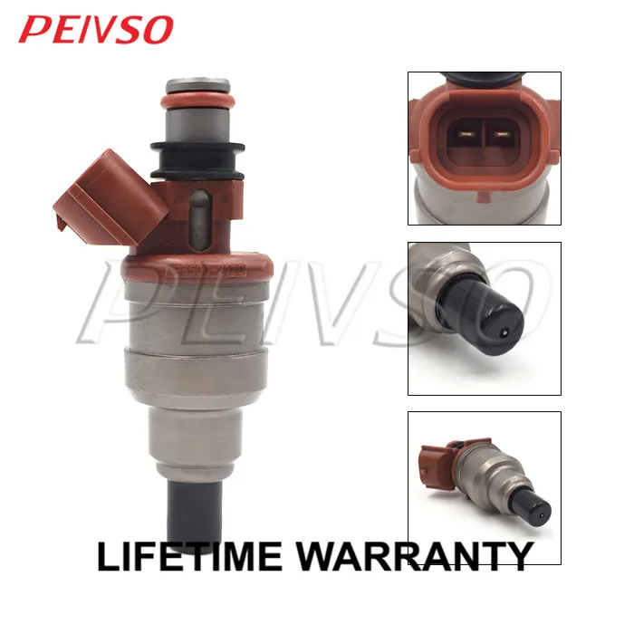 PEIVSO 4pcs 195500-2120 B61K-13-250 Fuel injector For Mazda&Daihatsu 323 1.6L 1.8L 90~95 / CHARADE 1.3L L4 1989~1992 1955002120