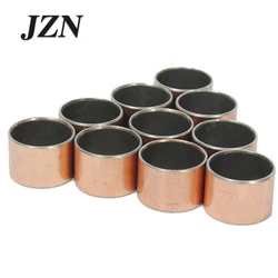 10Pcs  SF1composite oilless bushing copper sleeve self-lubricating bearing the inner diameter 8 9 10 12