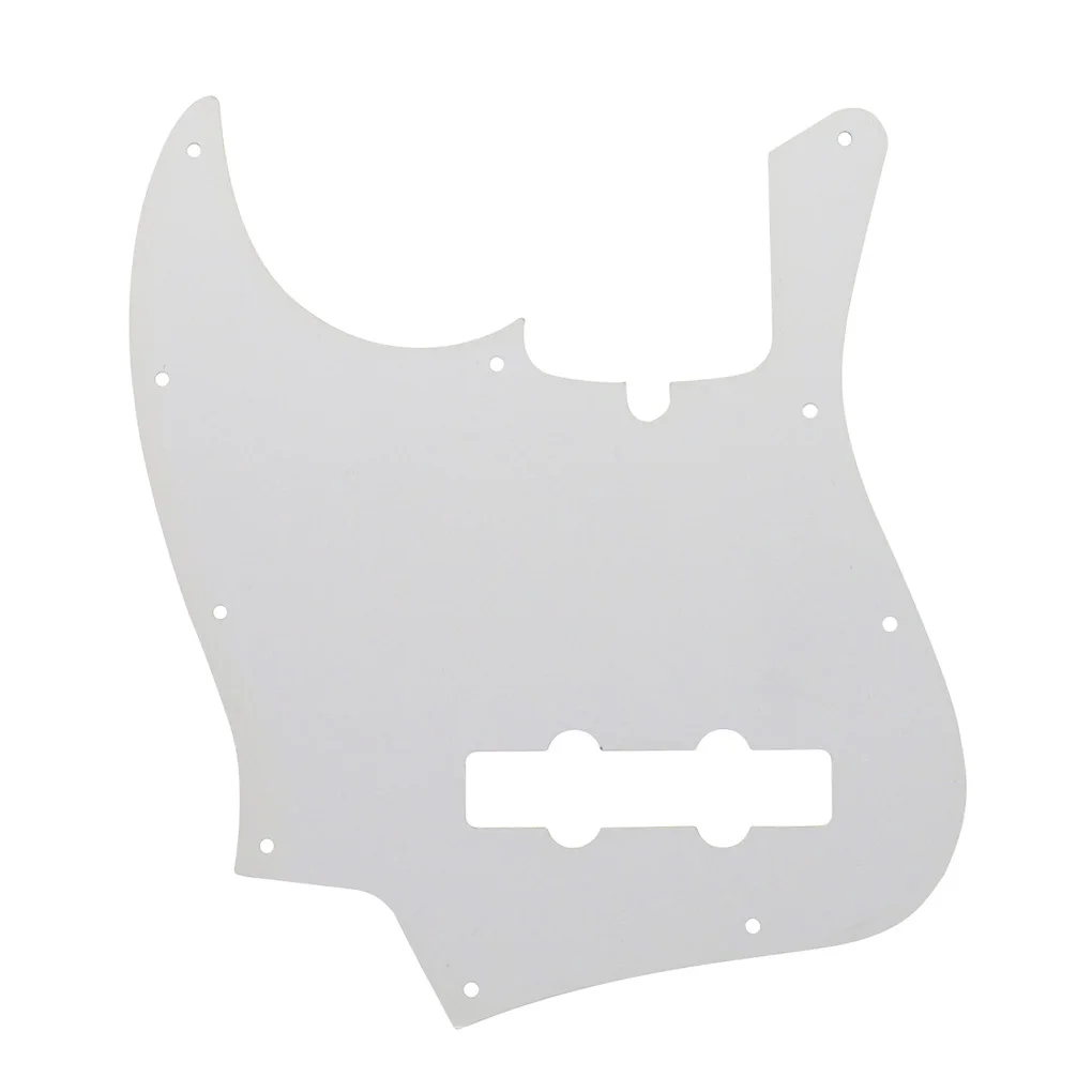 FLEOR Bass Pickguard JB Bass Guitar Scratch Plate Plastic Wooden Color with Screws for 4 Strings Bass