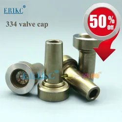 ERIKC for BOSCH 334 Control Valve Cap Nut Diesel CR Fuel Injector F00VC01334 Valve Head Seat F 00V C01 334 for 0 445 110 Series