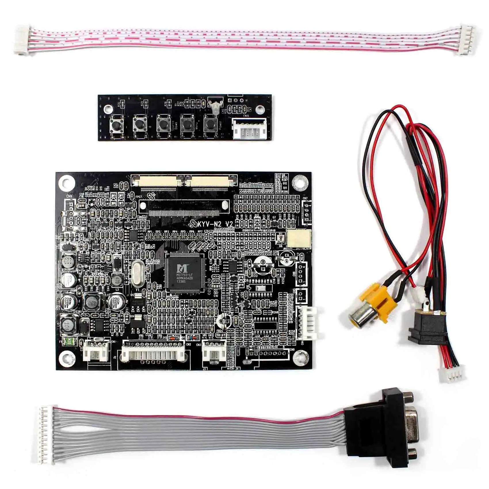 VGA + AV LCD Controller Board untuk 7 "TM070SDH01 800X600 LCD Panel
