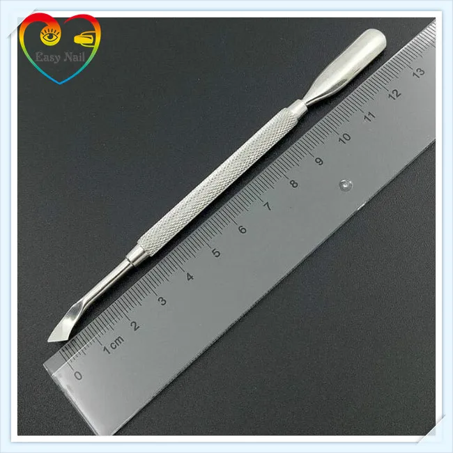 EasyNail 1PCS Nail File Cuticle Spoon Remover Manicure Trimmer Cuticle Pusher Stainless Steel Nail Tools,high quality