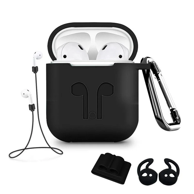 

5PCS Set Silicone Earphones Protective Cover For Airpods Apple i10 i12 TWS Wireless Bluetooth Earphone Case Headset Accessories