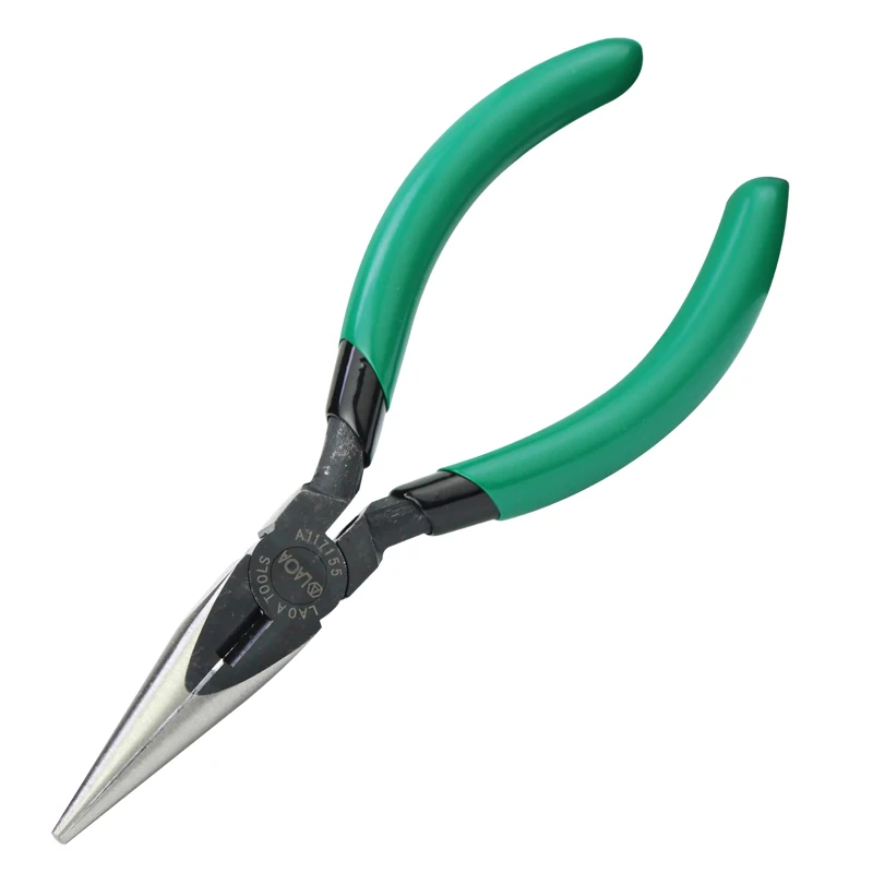 LAOA Mini pinze da 5 pollici tronchesi pinze a becco lungo gioielli aggraffatura tasca utensili manuali pinze diagonali