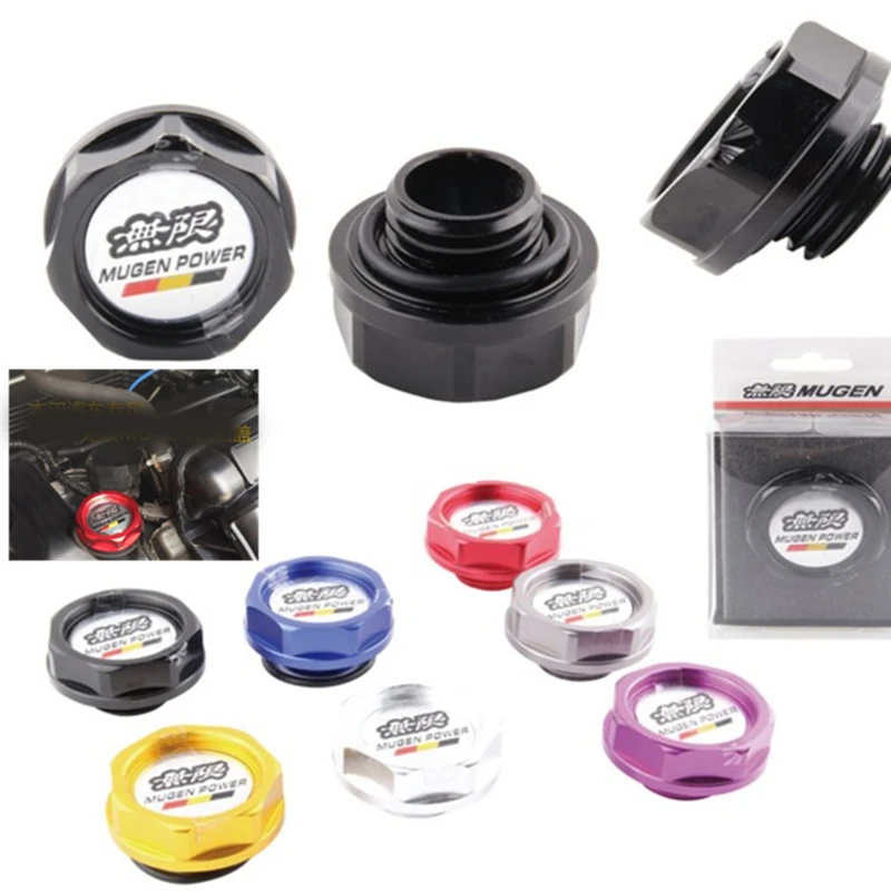 Mugen Power Performance Oil Cap Oil Fuel Filter Racing Engine Tank Cap Cover For HONDA B Series D Series