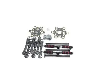 S550 550 Upgrade Hexacopter Frame Kit with Unflodable Landing Gear for FPV