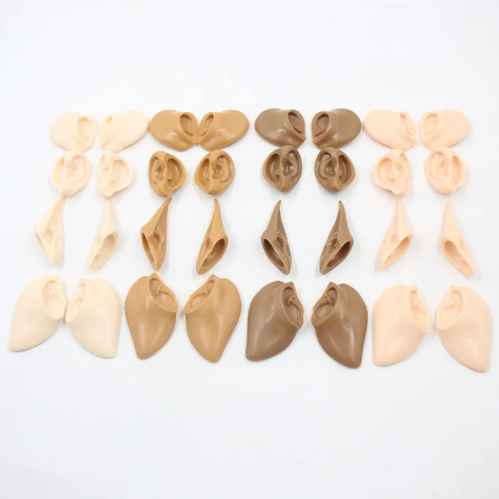 resin ears for blyth doll icy decorate custom skin tone white,black,normal,tan,super dark skin