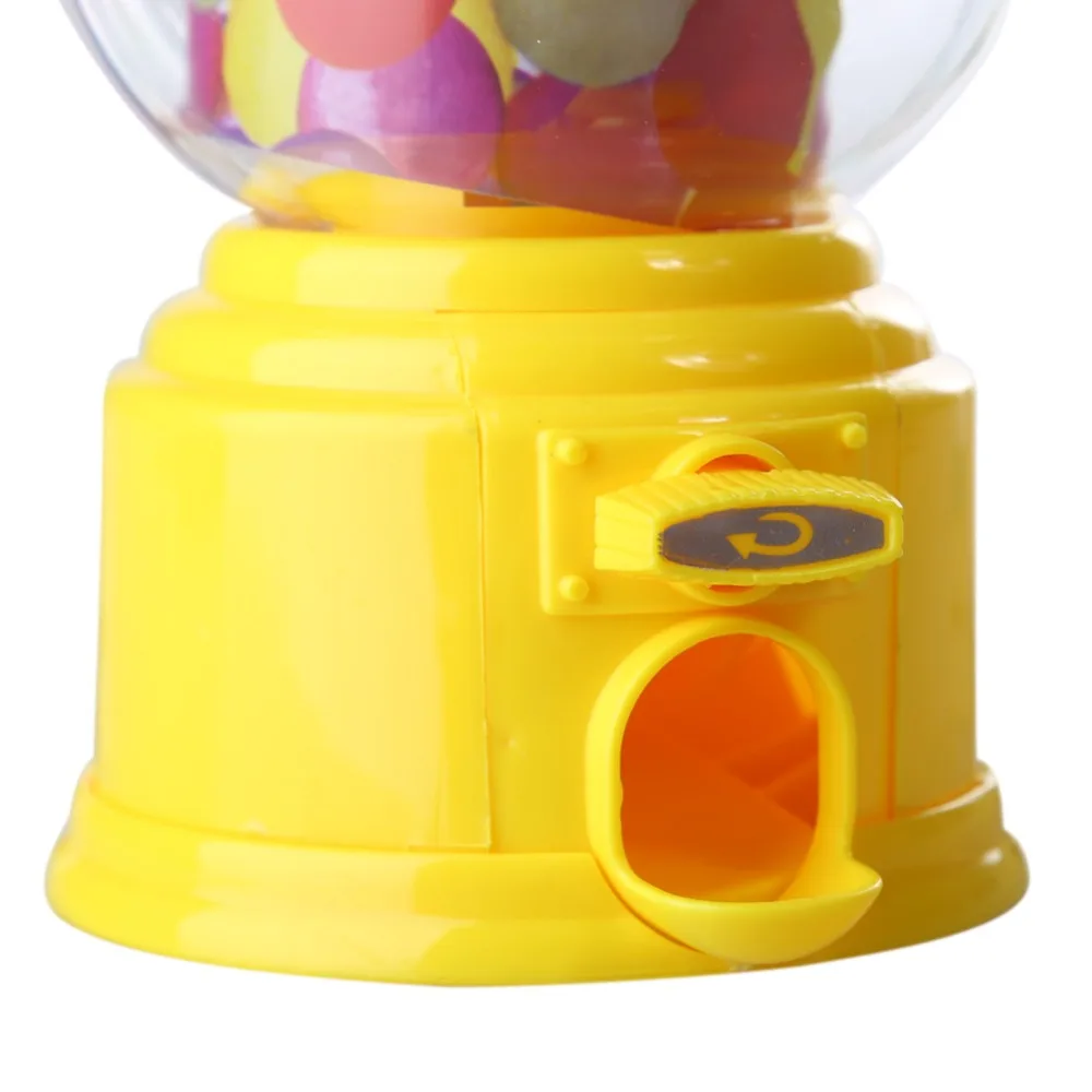 Mini máquina de doce em forma de bolha, dispensador de bola de goma, economia de dinheiro, caixa de brinquedos para presente de bebês, 14.5*8.7cm